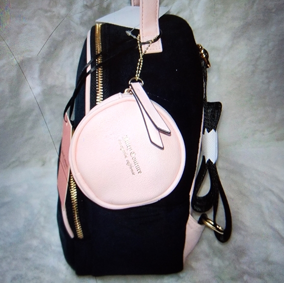NWT Adorable Juicy Conture Velvet Backpack ( black) - Picture 5 of 5